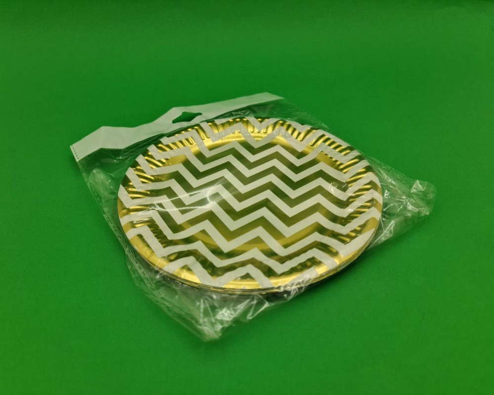 Тарелки бумажные одноразовые детские 