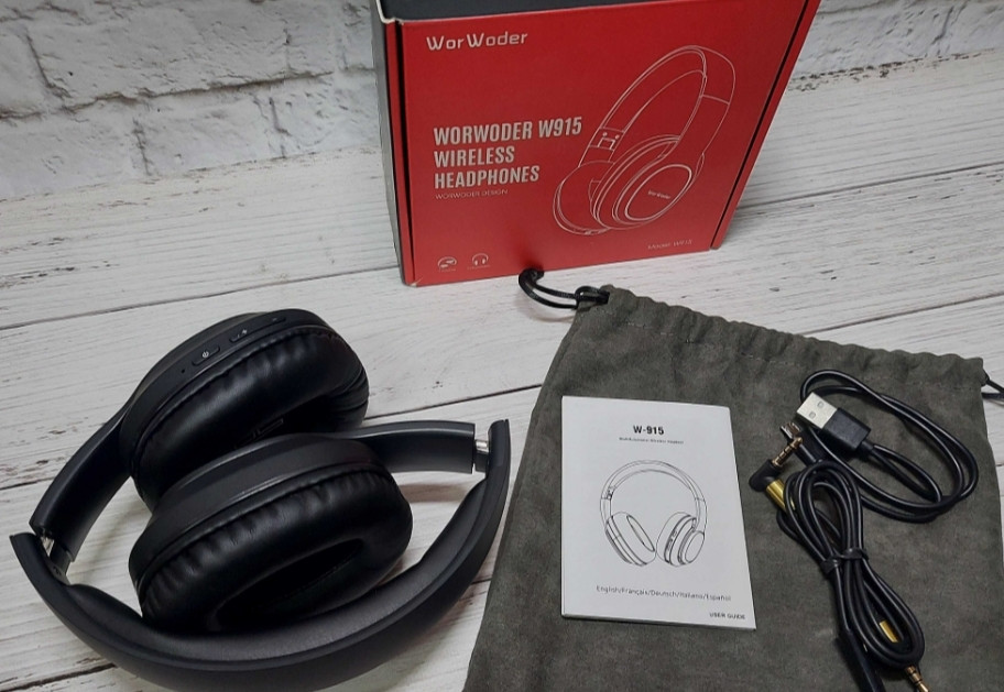 Наушники Беспроводные: Worwoder w915 Харьков - изображение 2