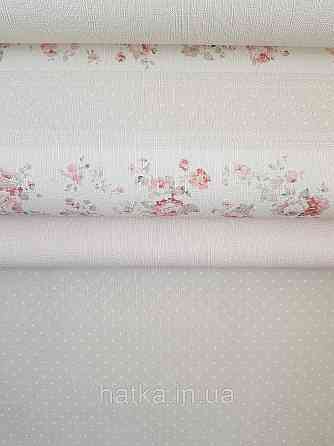 Шпалери вініл на флізеліні A.S.Creation Maison charme 0.53x10 у крапку в горошок білі на бежевому Київ