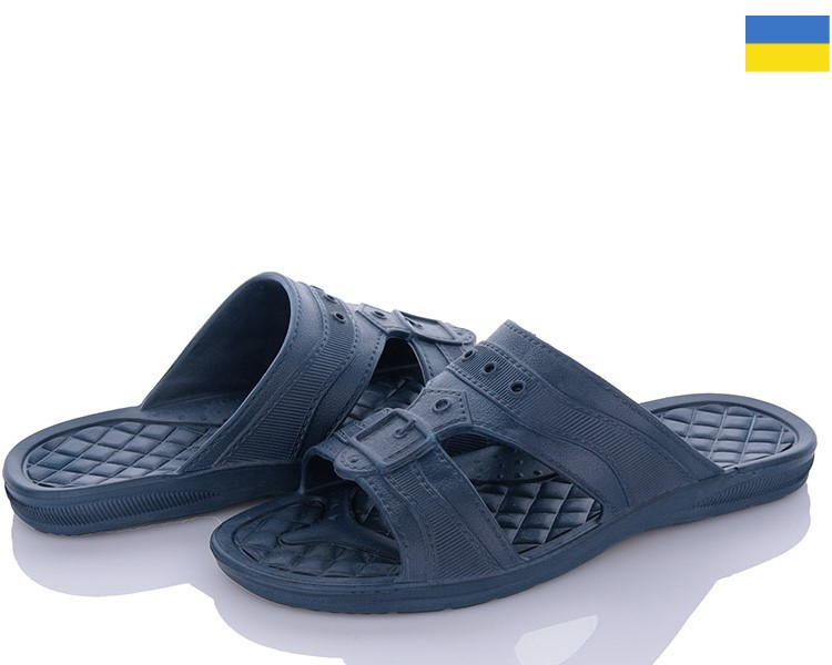 Мужские тапочки пенка шлепанцы пена синие резиновые 42 Одесса - изображение 2