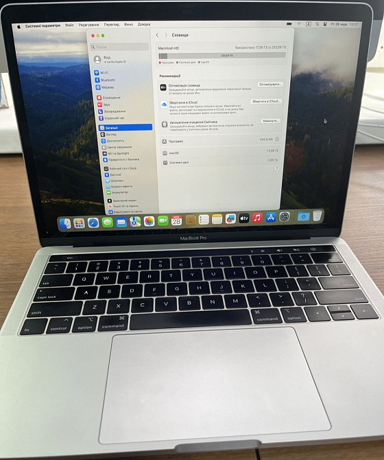 Ноутбук: MacBook Pro 13 (2018) 8/256Gb. A1989 Київ - фото 5