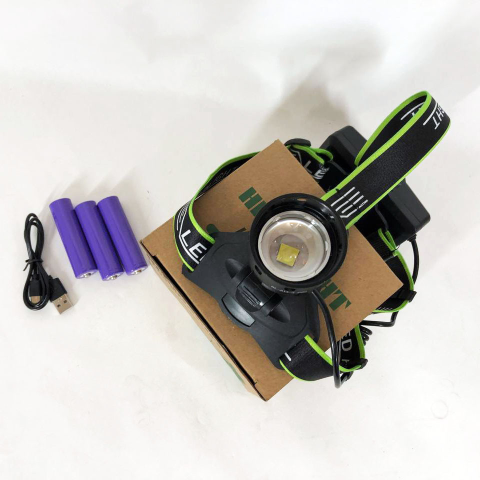 Ліхтар на голову для ЗСУ Police BL-A14-3-P90, Ліхтар на лоб акумуляторний світлодіодний із зарядкою FM-54 Львів - фото 16