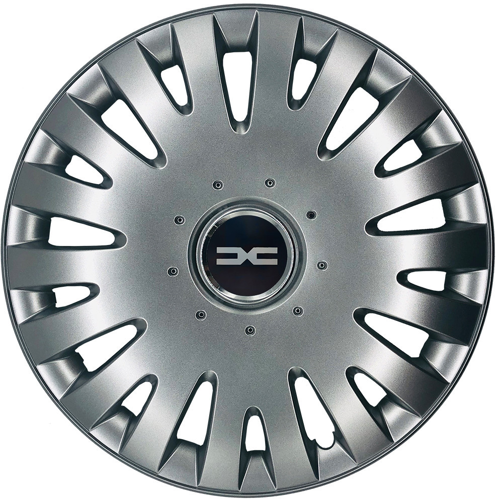 Автомобільні модельні ковпаки R13 Dacia NEW 108 4шт, SJS, сріблясті Київ - фото 1