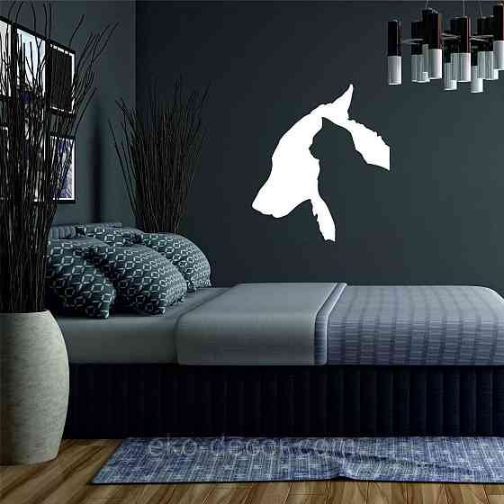 Декоративне настінне Панно «Кіт та Собака», Декор на стіну 110*95 см, Білий Київ