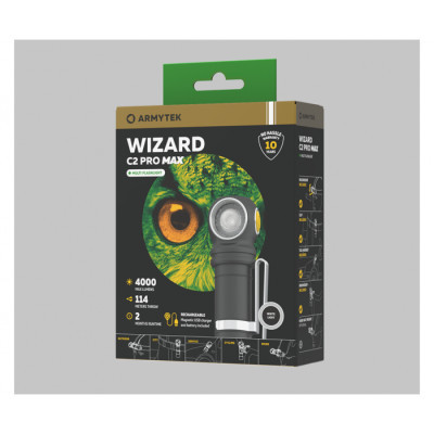 Ліхтар Armytek Wizard C2 Pro Max Magnet USB Warm (F06701W) Вінниця - фото 8
