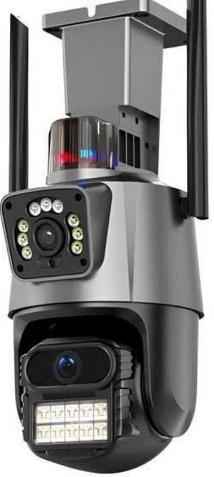 Вулична Камера відеоспостереження WiFi поворотна два об'єктиви P11 V380 Харків - фото 3