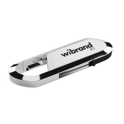 USB флеш накопитель Wibrand 8GB Aligator White USB 2.0 (WI2.0/AL8U7W) Винница - изображение 1