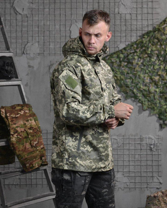 Тактическая куртка анорак animal   пиксель НП4880 Одесса - изображение 2