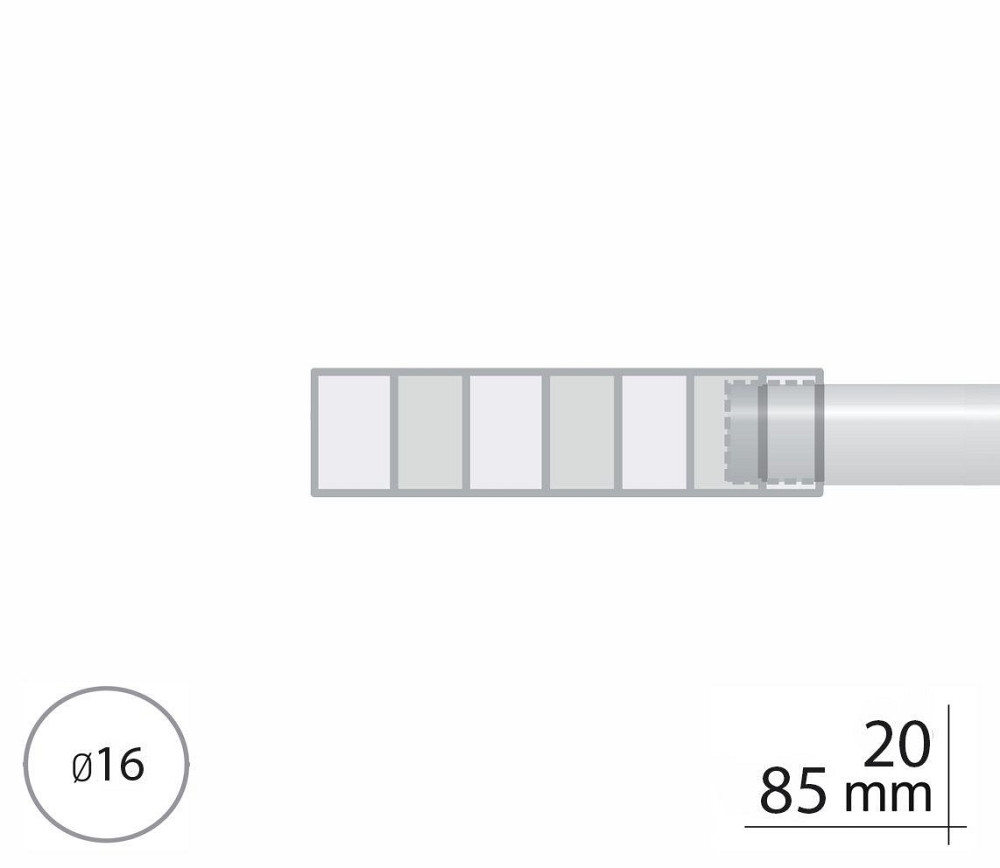 Закінчення для карнизу Orvit СІГМА 16 мм АНТИК - ЗОЛОТО МАТОВЕ Львов - изображение 2