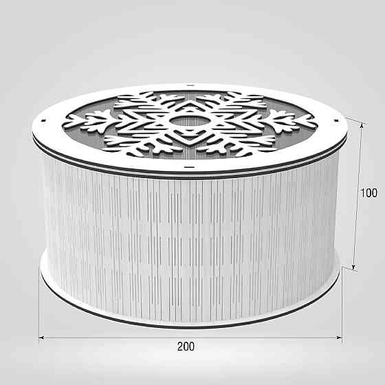 Подарункова коробка EKOSTAR d200 h100 Київ