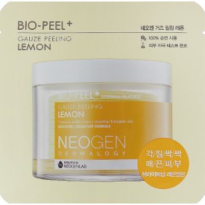 Пилинг для лица Neogen Dermalogy Bio-Peel Gauze Peeling Lemon Диск Увлажняющий 9.5 мл (8809381444883) Винница - изображение 1