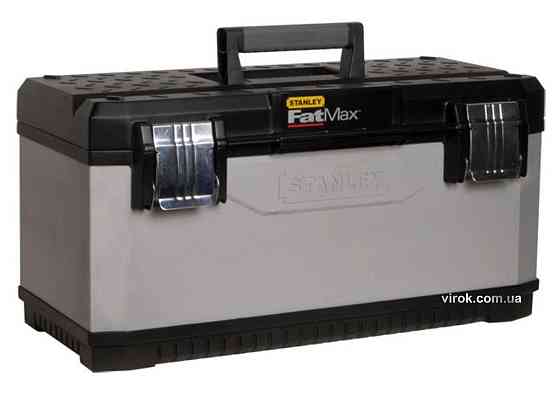 Ящик для інструменту STANLEY "FatMax" : 20" професійний сірий металопластиковий Одеса