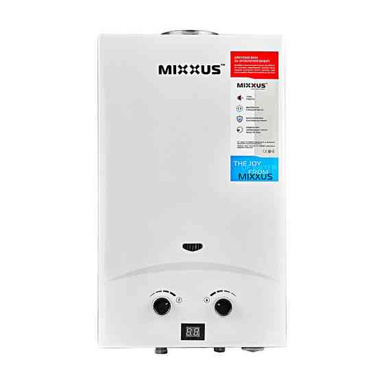 Газова колонка MIXXUS GWH-0110 BASIC WHITE димохідна 10 л/хв    ( WH0022 ) 27106 Харків