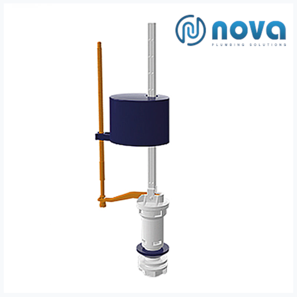 Клапан наповнення поплавковий нижньої подачі води 1/2 пластикова різьба NOVA Харків - фото 2