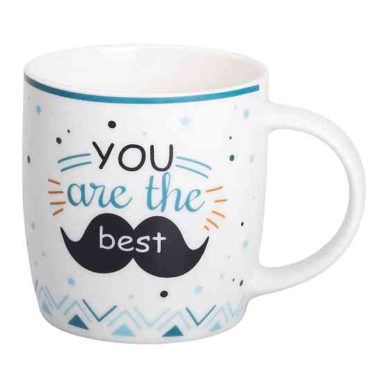 Liling Rongxiang Ceramic Чашка порцелянова з написами 450 (мл) You are the best RX-N240278YB Коломыя