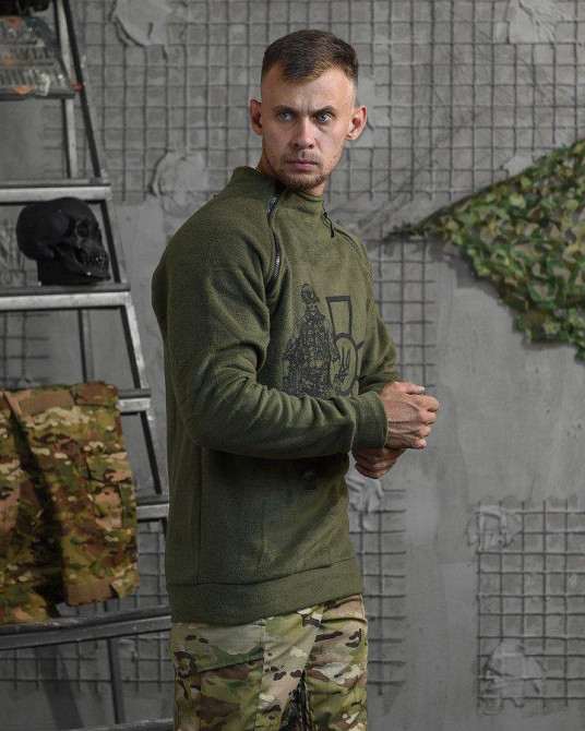 Флиска олива ВСУ крест олива мужская Одесса - изображение 6