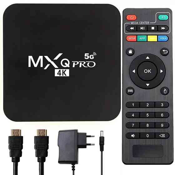 Smart TV приставка (4GB/64GB), MXQ 4K Pro / Приставка для цифрового телебачення / Smart TV приставка / Android TV Київ