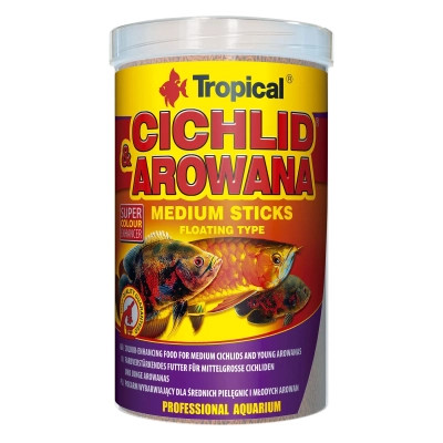 Корм для рыб Tropical Cichlid&Arowana Medium Sticks в палочках 1 л (5900469635261) Винница - изображение 1