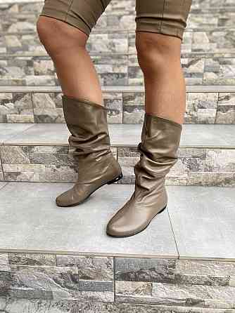 Nivelle Напівчоботи жіночі NIVELLE 2072 капучіно (весна-осінь, шкіра натуральна) (3004) лише 35 Коломыя