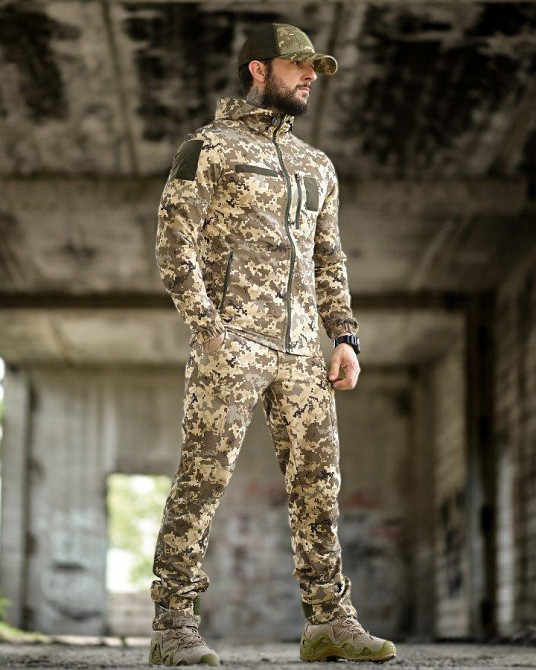 Эластичная тактический костюм agony пиксель НП4878 Одесса - изображение 2