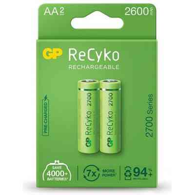 Аккумулятор Gp AA R6 ReCyko battery 2600mAh AA (2700Series, 2 battery pack) (270ААHCE-EB2(Recyko) / 4891199186370) Винница