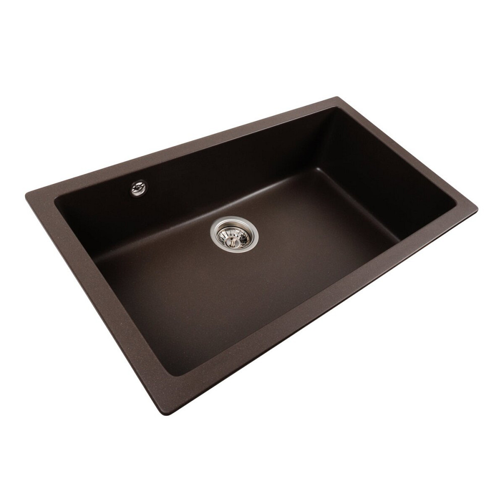 PLATINUM Гранітна мийка для кухні Platinum 7945 Paruana матова Темна скеля Київ - фото 3