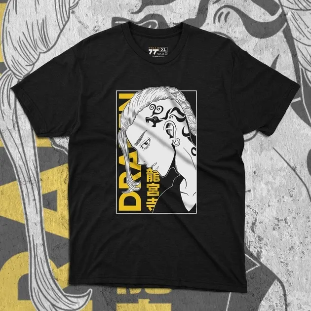 Футболка для підлітка хлопчика з принтом Токийские Мстители Рюгуджи Кен (Дракен) 4 Розмір 160 Anime10614 Дніпро - фото 1