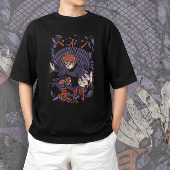 Футболка чоловіча з  принтом Наруто Пейн 2 Розмір 48 Дніпро