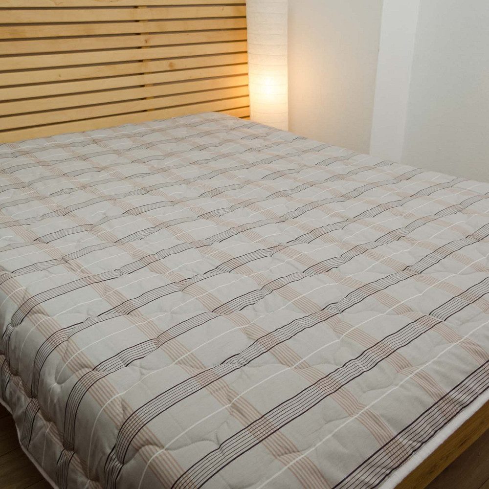 Одеяло конопляное летнее Сатин Персиваль YouStar детское 110х140 см (Светло-серый) Сумы - изображение 5