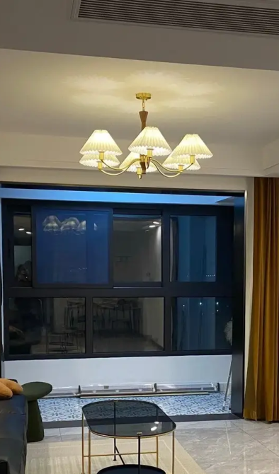 Світлодіодна люстра Пем 5031 (Золотий) на 3 плафони Вінниця - фото 10