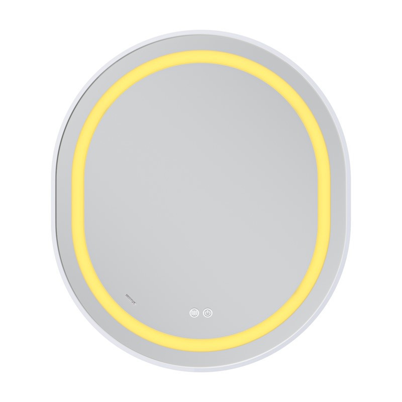 Зеркало Mixxus Premium ELLIPSE MV05-80x70-Reverse WHITE с Led Touch, Anti-fog, димером (3-6,5kK) (MP6645) Киев - изображение 6