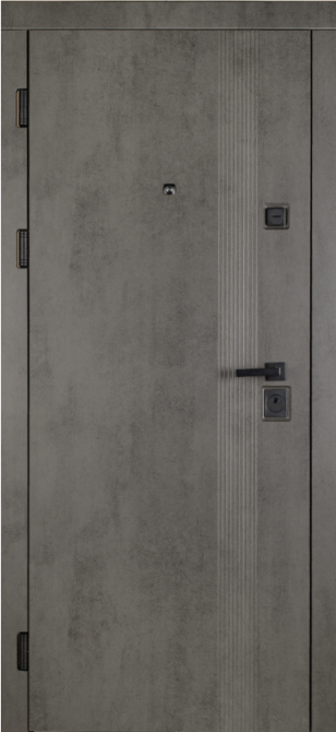 Дверь входная Артиз Элит Грация Бетон темный / Бетон бежевый 960х2040 мм Киев - изображение 1