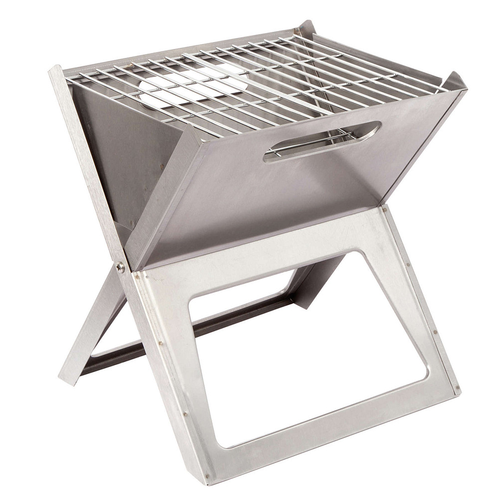 Гриль прямоугольный угольный Bo-Camp Notebook Fire Basket Compact Silver Львов - изображение 1