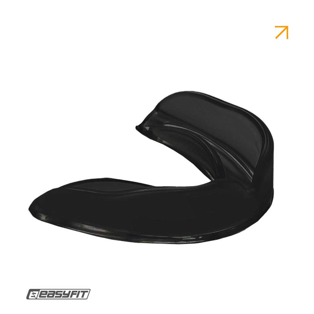 Капа для боксу EasyFit чорна Коломия - фото 1