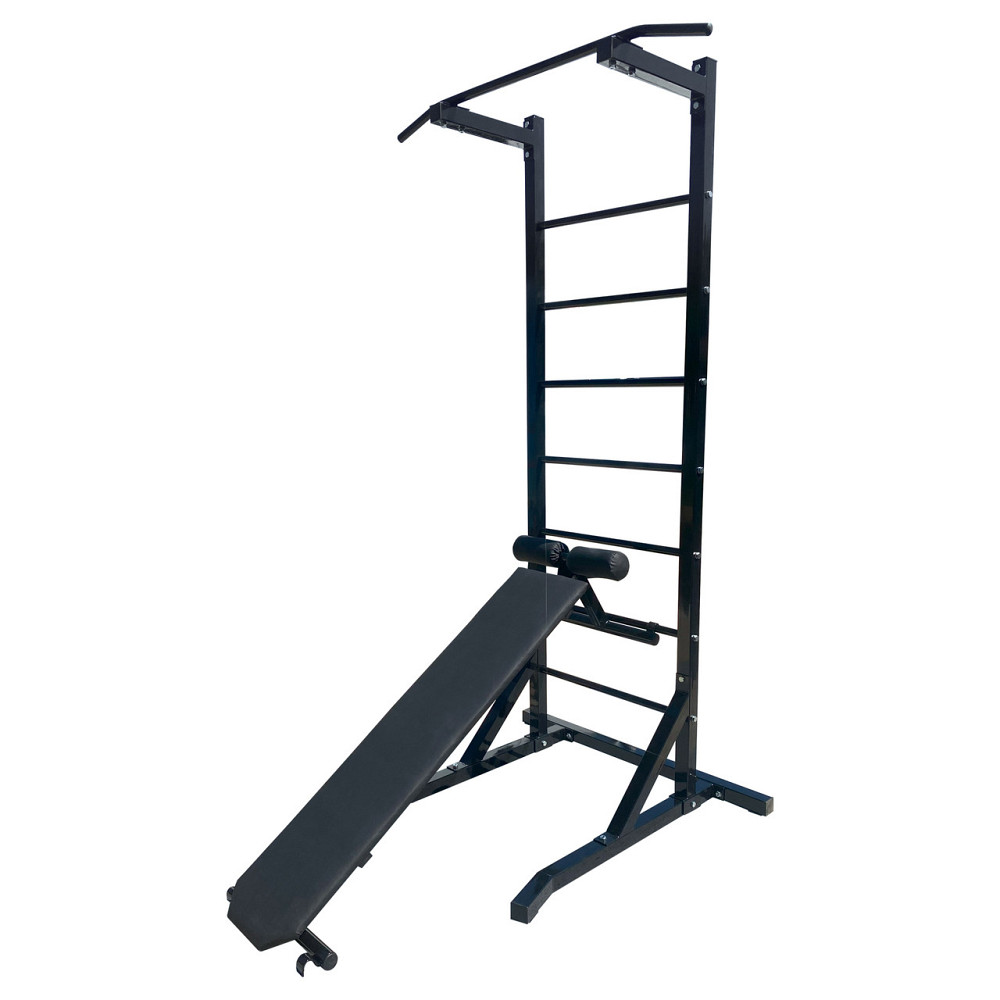 Турнік + прес + бруси + лавка 50х50 мм KZ-833 Спортивні стінки і турніки для будинку розбірна Київ - фото 4