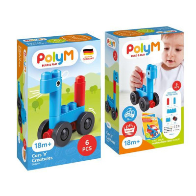 Конструктор PolyM Машинки и зверята 6 деталей (760001) Винница - изображение 6