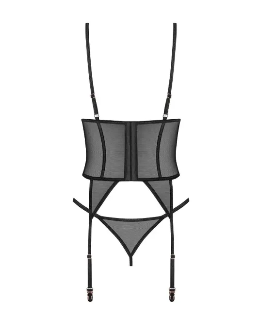 Корсет Obsessive Euridia corset & tanga XS/S Львів - фото 5