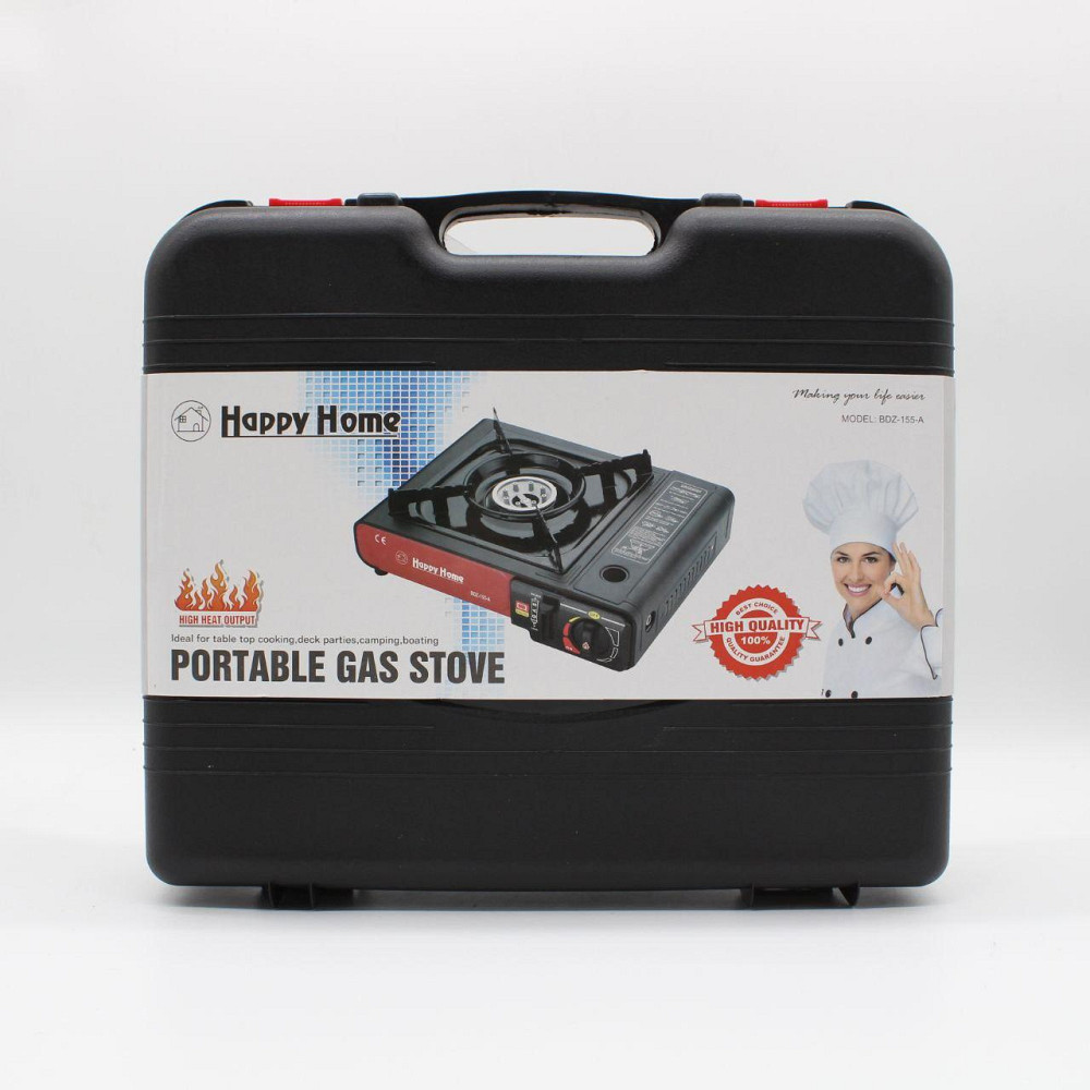 Портативна газова плита BDZ-155-A + Подарунок Ліхтар підвісний BL-2029 / Туристична похідна плита Київ - фото 9