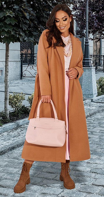 Кашемірове пальто з розрізами (44) Київ - фото 3