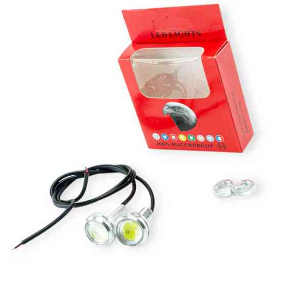 Ходовые 12V DRL D 014 диаметр 23мм 1, 5W огни Мукачево