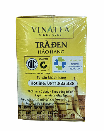 Чёрный чай вьетнамский Tra VinaTea Black Tea 25*2g Харьков - изображение 4