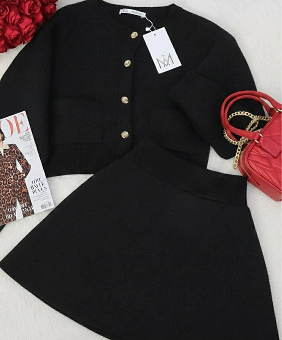 Жіночий стильний елегантний костюм двійка з ангори Одеса - фото 1