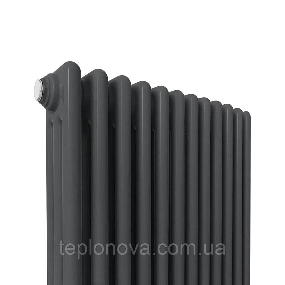 Дизайнерський радіатор 1800/560 (мм) чорний мат IDEALE VIOLA (бічне підключення) 13 12/1800/560 Чернівці - фото 4