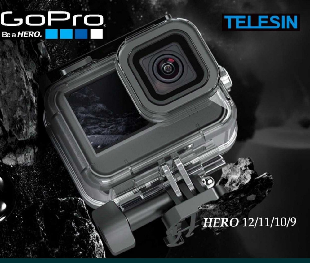 Захисний Бокс Telesin для GoPro 13/12/11/10/9. Аквабокс . Кейс.Нові. Харків - фото 8