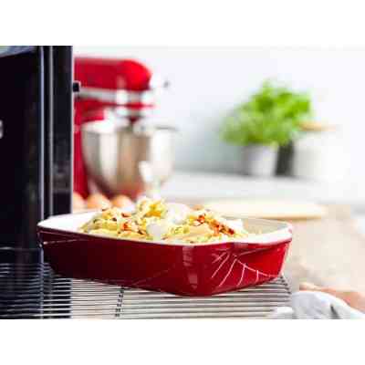 Форма для випікання KitchenAid з кришкою керамогранітна 1,9 л Червона (CC006106-001) Вінниця