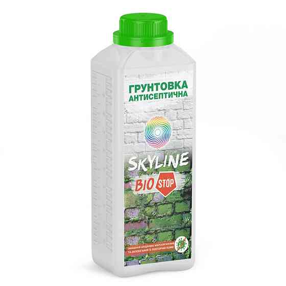 Антисептична протигрибкова ґрунтовка Біостоп SkyLine 1л Харків