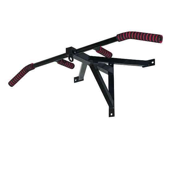 Турник настенный 2 хвата + крепление для груши Спортивные стенки и турники для дома Черный Киев