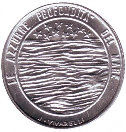 Монета 2 ліри. 1977 рік, Сан-Марино. UNC Полтава - фото 1