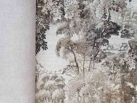 Шпалери вінілові на флізеліні AS creation Garda 1.06Х10.05 природа дерева коричневі бежеві Київ