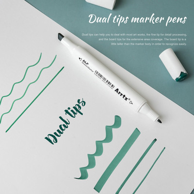 Художественный маркер Arrtx Спиртовые Alp ASM-0290B 90 цветов (LC302475) Винница - изображение 9